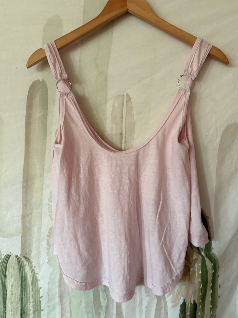 We The Free Light Pink Ring-Strap Tank Top 🌵XS